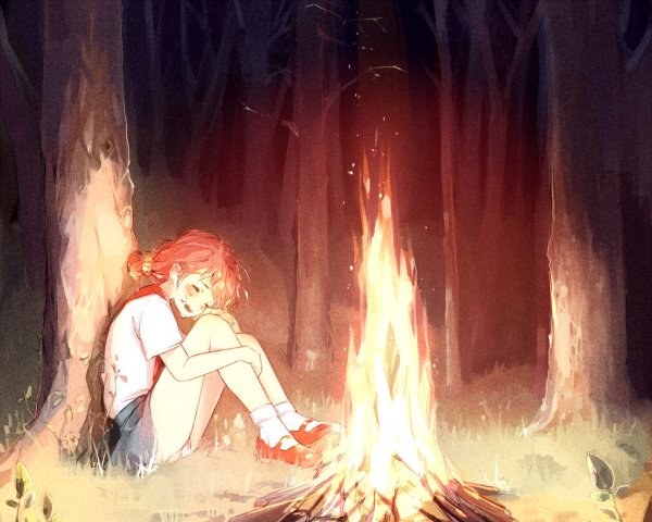 Костер арты