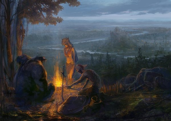 Костер фэнтези