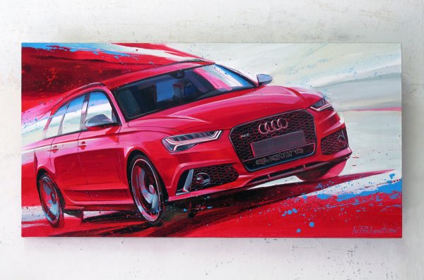 Векторной изображения Audi rs6