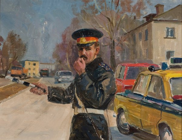 Советская милиция в живописи