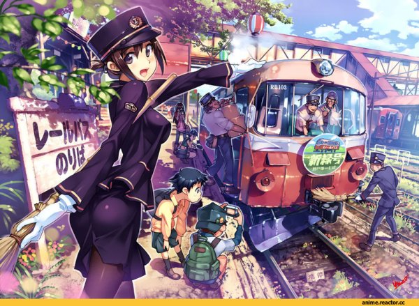 Аниме железная дорога