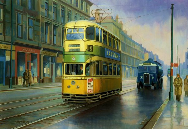 Транспорт в картинах художников