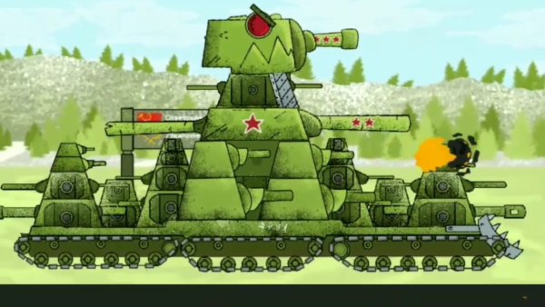Кв 44 сбоку супер танк