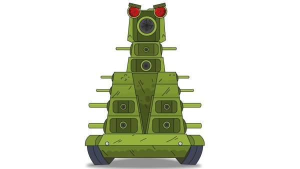 Кв 44 танк сбоку