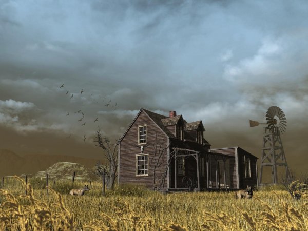 Старая американская ферма