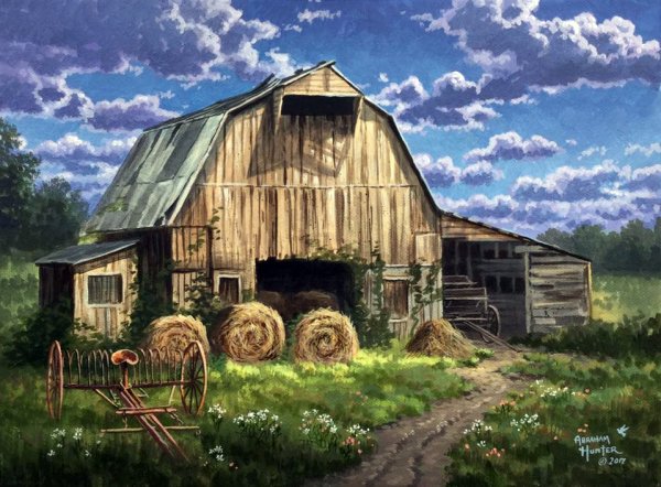 Амбар картина