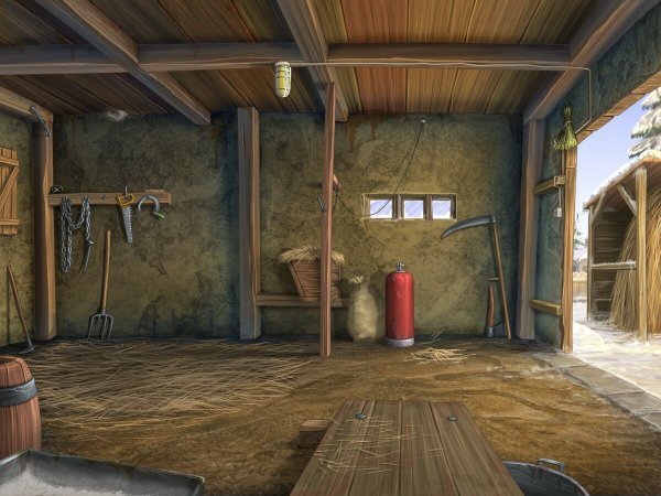 Пустой сарай