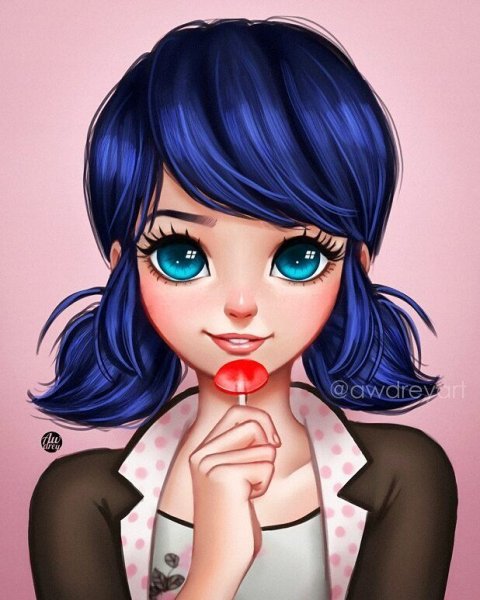 Маринетт Дюпен Чен глаза