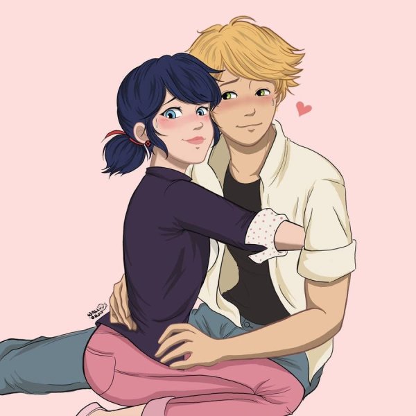 Эдриан Агрест и Маринетт