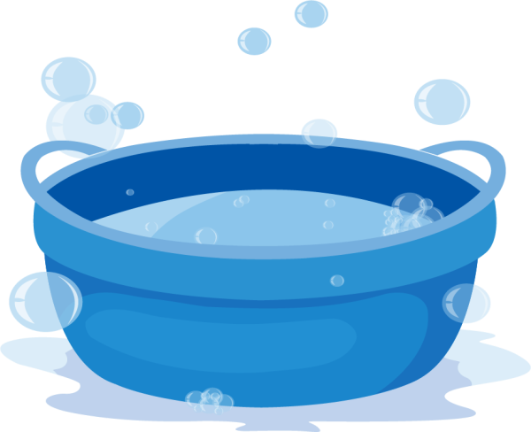 Таз с водой для детей