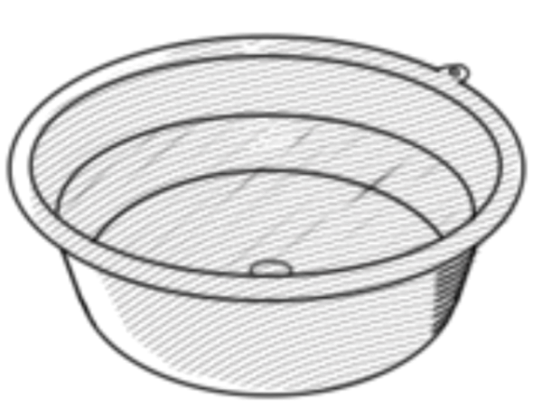 Раскраска таз