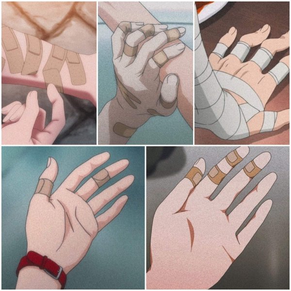 Аниме руки Эстетика