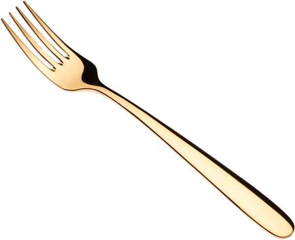 Вилка на белом фоне