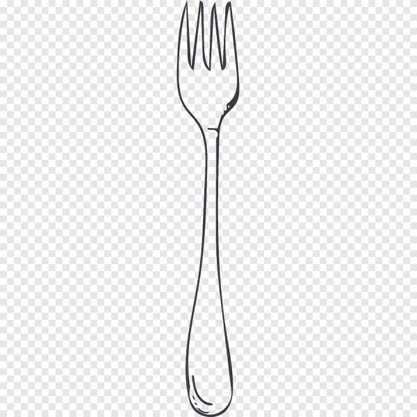 Стилизованная вилка