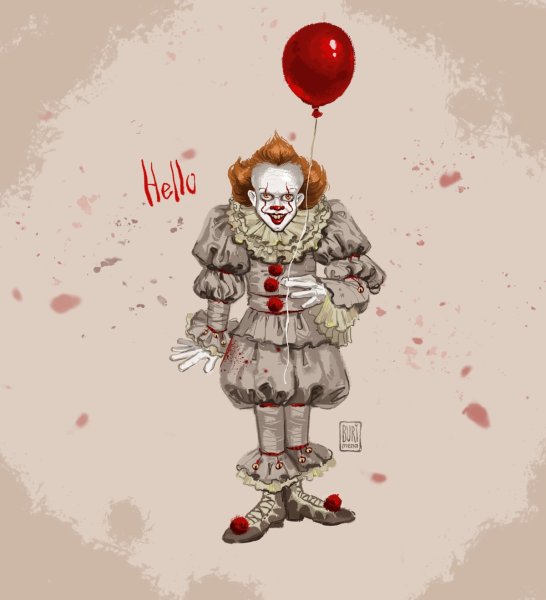Оно клоун ПЕННИВАЙЗ арт