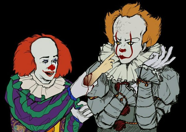 Клоун ПЕННИВАЙЗ 2017 арт страшный