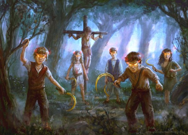 Средневековые дети арт