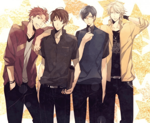 Аниме группа парней