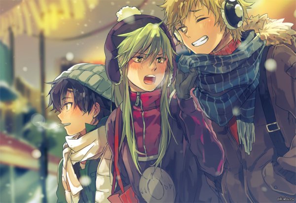 Аниме друзья мальчики