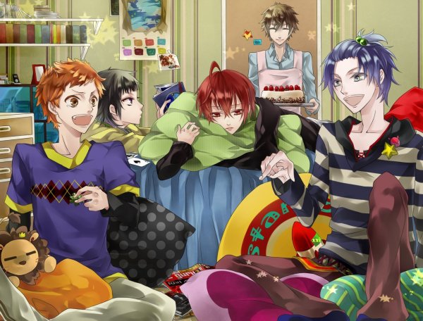 Аниме компания парней