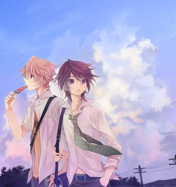 Два парня арт