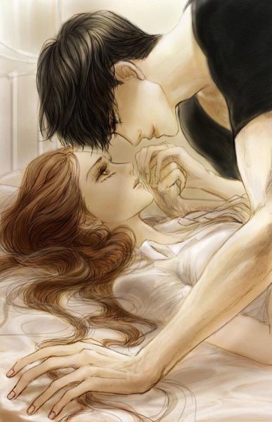 Поцелуй арт