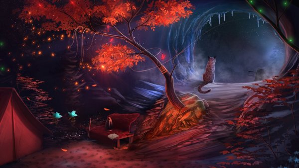 Фэнтези лес