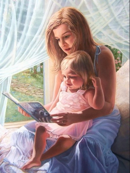 Мама и ребенок иллюстрация