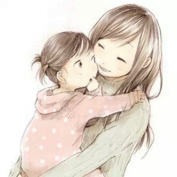 Аниме мать и ребенок