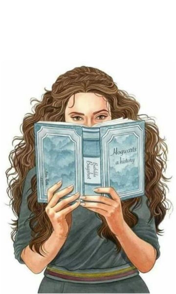 Девушка с книгой арт