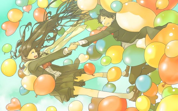 Воздушные шары аниме