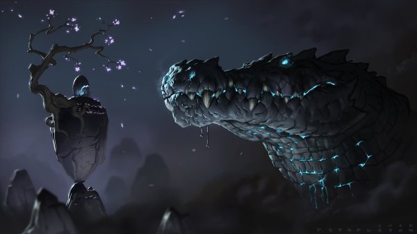 Аллигатор арт