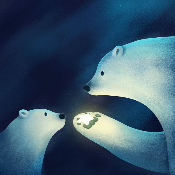 Арт медведи парочка