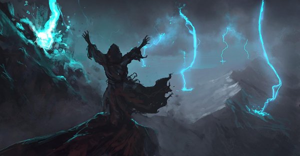 Маг молнии арт