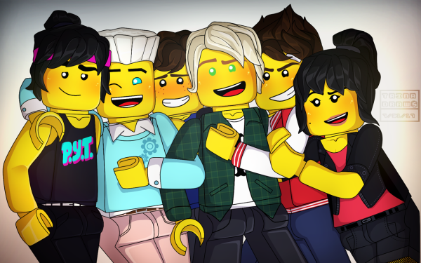 Ниндзяго Коул ,Джей, Кай , Зейн и Ллойд