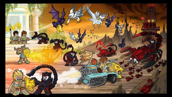 Лего легенды Чимы война драконов