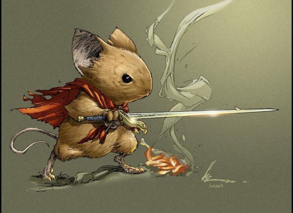 Мышонок рыцарь