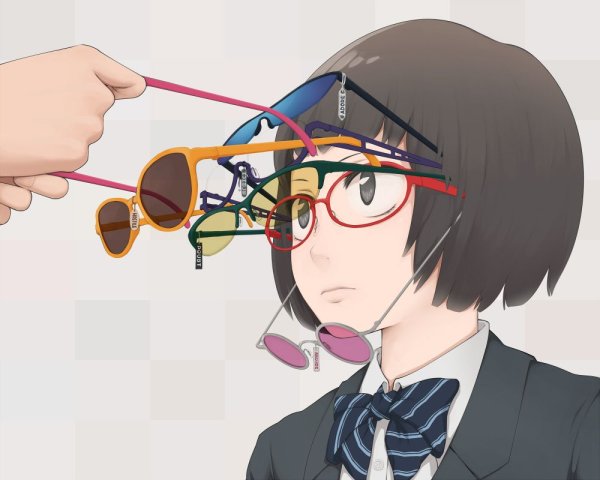 Аниме персонажи с очками