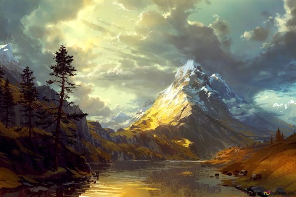 Художественный пейзаж арт