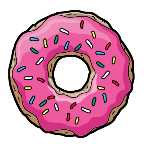 Пончик рисунок