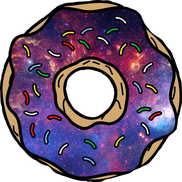 Мультяшный пончик