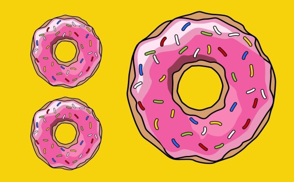 Пончик для срисовки