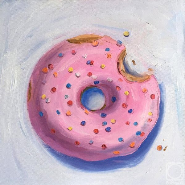 Пончик "клубничный"