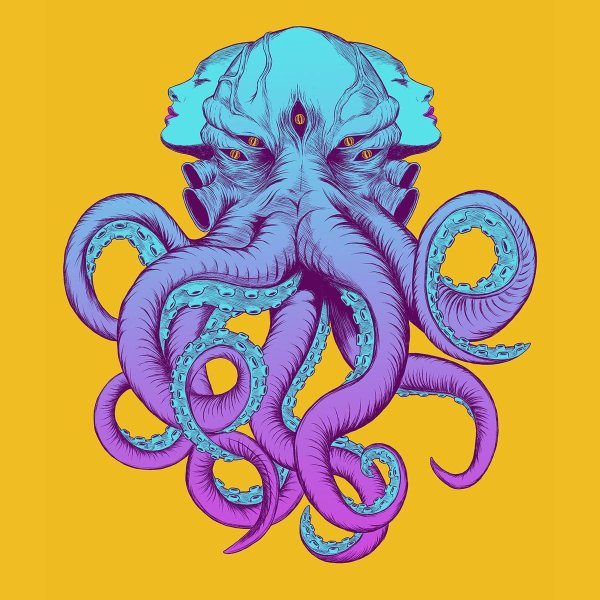 Психоделический осьминог