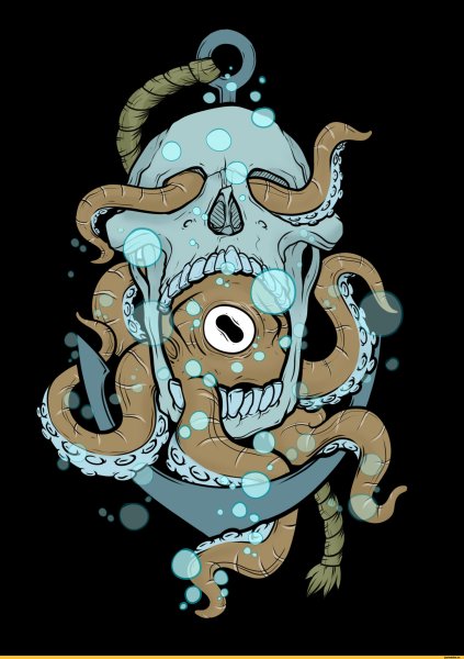 Осьминог арт