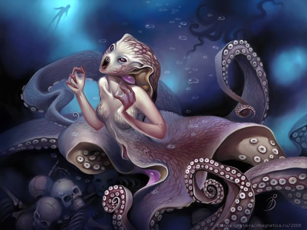 Русалка и осьминог