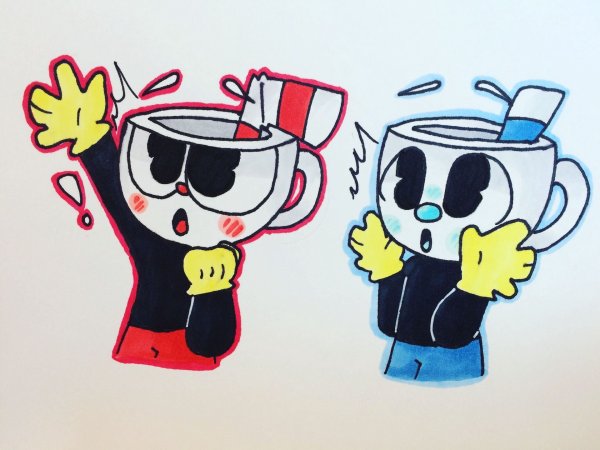 Капхед милые арты