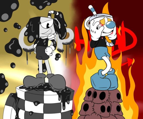 Золотая чаша капхед и Магмен