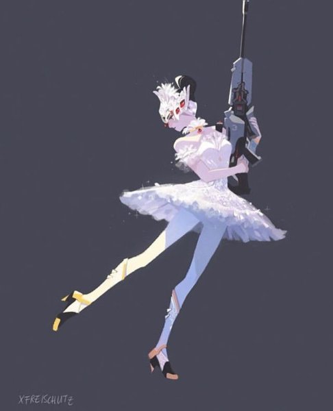 Художник Катя Гриднева балерина