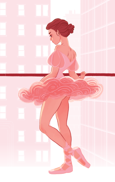 Аниме девушка балерина